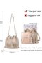 Leather Bucket Bags for Women Crossbody Purses Ladies Shoulder Handbags - 3