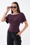 Women's Boat Neck Stone Detailed Blouse - 4