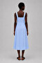 Baby Blue U-Neck Dress - 3