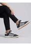 Non-Slip Sole Gray Sneaker Striped Casual Sports Shoes