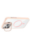 iPhone 14 Pro Max Case with Camera Stand Magsafe Supported Transparent Back Silicone Senk - 6