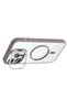 iPhone 14 Pro Max Case with Camera Stand, Magsafe Supported, Transparent Back, Silicone Butam - 3
