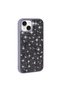 iPhone 15 Plus Case Glittery Diamond Stone Camera Raised Silicone Tkng