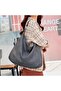 Ashioup Hobo Bags for Women, Soft PU Leather, Loose Shoulder Bag, Zipper Wallet - 2