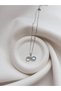 Zircon Stone Infinity Necklace - Steel Women's Necklace - Zircon Stone Necklace Symbolizing Luck and Infinity - Steel Necklace - 8