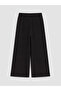 Black Glittery Hello Kitty Printed Girls' Sweatpants - 6