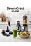 خلاط ومحضرة طعام SevenCrest متعددة الوظائف – مع مطحنة – خلاط عصائر – محضرة طعام – تصميم ستانلس - 2