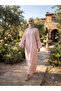 Flared Sleeves, Three-Stripe Accessory Detail, Loose Fit, Dress That Can Be Worn on Casual and Special Occasions. - 3
