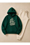 Unisex No Bad Days Print Winter Top and Bottom Tracksuit Set - 2