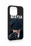 iPhone 13 Pro Compatible Mafia Patterned Silicone Case - 3