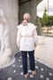 Beige Shoulder Ruffle Waist Tie Shirt - 5