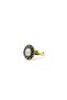 Natural Stone Moonstone Natural Stone Tulip Model Antique Women's Adjustable Ring Euy93Ay - 4