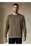 TEXTURED FULL SLEEVES SWEATSHIRT