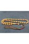 Junaid Hasan Masterpiece 45 Habbe Arabic Model Old Style Pressed Amber Certified 10138 - 2