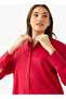 POPLIN SOLID HIGH LOW SHIRT - 5
