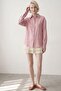 Back-Tie Muslin Shirt Pink - 4