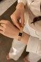 Cantien Women's Wristwatch Gold Square Case Black Dial – Steel Bracelet Band, Quartz Movement, Casual & Classic Stylish Watch - 7