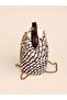 Hand Knitted Straw-Looking Women's Shoulder & Hand Bag with Wooden Handle - 2