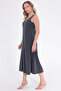 Sleeveless Skirt Bell Model Pique Modal Dress - 6
