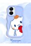 Vivo Y16 Compatible Case Camera Protector Blue Silicone Couple Phone Case Stripe Pattern - 2