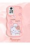 Redmi Note 12 Pro 4g Compatible Case Camera Protector Pink Silicone Couple Phone Case Cat Pattern - 2