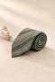Green Classic Linen Tie Kk13868 - 2