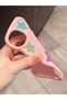 iPhone 17/18 Pro Max Compatible Case Camera Protector Pink Silicone Couple Phone Case Star Pattern - 3