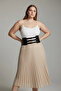 Plus Size Black Women's Corset Belt with Three Buckles Wide Waist Shaper - 2