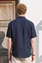 Men's Bonita Regular Fit Short Sleeve Shirt - Navy Blue - 3