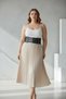Plus Size Black Women's Belt with Multiple Buckles and Wide Corsage Model - 2
