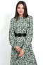 Women's Black Lace Detailed Viscose Belt