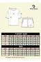 Women's Sleep Printed Shorts and Oversize Short Sleeve T-Shirt Shorts Set - 3