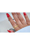 Yzk649 Stone-Set Honeycomb Detail Adjustable Ring - 2