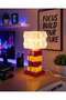 Yellow Red Block Design Table Lamp Special Design Lighting Product Decorative Night Light
