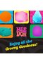 NeeDoh Fuzz Ball - Sensory Toy with a Velvet Texture and Soft Cloud Squish - Wavy Pattern You Can See and Feel - Ages 3 and Up - Color May Vary; One Per Pack (Flower Power) Any colour - 7
