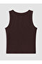 Crew Neck Ribbed Girls' Undershirt - 2
