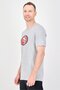 Men Sportswear Fit Short Sleeve Baseball T-Shirt, Grey Heather - 2