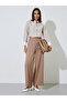 Beige Striped Shirt With Contrast Collar - 2