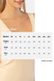Erdem Underwear Skin Color 3-Piece Ribbed Thick Strap Women's Undershirt 2105 - 2