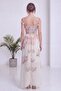 Women's Floral Strappy Long Belted Dress Ecru - 7
