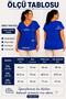 Women's Plus Size Casual Blouse - Loose V-Neck Short Sleeve Blouse - 5