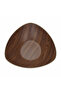 Large Triangle Bowl – Wood-Finish Polystyrene – 34×11 cm - 2