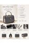 Women's Silvery Metal Handle Box Evening Dress Hand and Shoulder Bag - 3