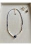 & Coastal Inspired Necklace with Blue Glass Bead Detail - 4
