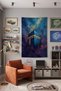 Kaaba Artistic Illustration Wall Covering – Modern Decorative Quality Fabric Tapestry Wall Tapestry - 2
