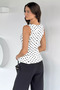 Cream Women's Polka Dot Blouse - 4