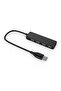 black Usb2.0 Ultra-Thin HUB HUB, Device Expansion USBInterface, External Computer Digital Devices Mo - 7