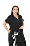 Women's Woven Viscosa Printed Plus Size Dress - 4