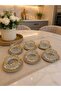 Snack Set Golden Style for 6 People Silver and Gold Snack Set - 2