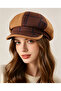 French Style Beret Hat Pied De Poule Autumn Winter Hat 3 Colors - 6